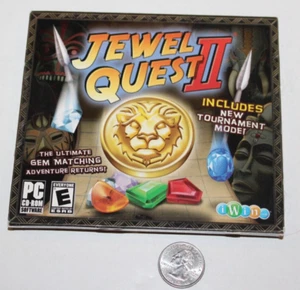 SEALED Jewel Quest Solitaire II 2 2007 PC CD-ROM Win XP/2000/ME/98 Puzzle Game - Picture 1 of 4
