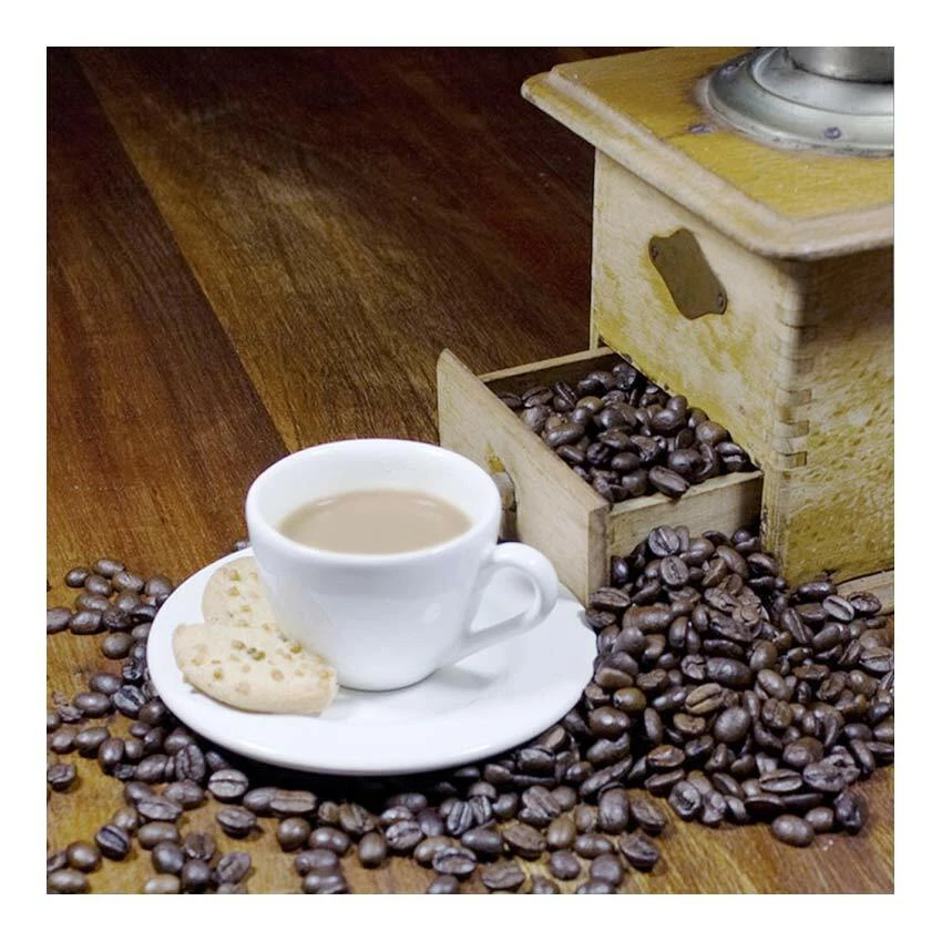 Magnetpinnwand Magnettafel Kaffee Kaffeebohnen Küchenbild  40x40 cm - Bild 1 von 1