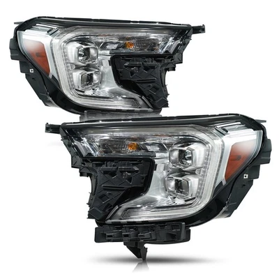 Pair For 2022-2025 GMC Terrain Denali Dual Projector LED Headlights Left+Right - Изображение 1 из 4