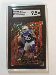 2022 Jonathan Taylor Panini Select Suite Level  Red Disco Prizm /49 #347 Colts - Picture 1 of 3