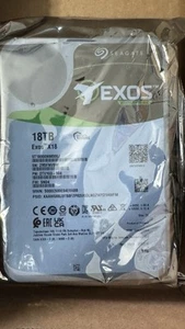 Seagate X18 Exos 18TB, 7200RPM, 3.5" (ST18000NM000J) Enterprise Hard Drive - Photo 1/4