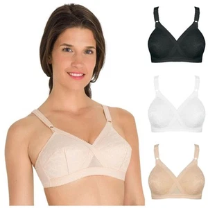 Playtex Cross Your Heart Bra Non-Wired Full Coverage Wirefree Bras P0556 - Picture 1 of 6