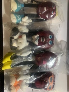 Vtg California Raisins 1988 Applause Bendable Plush Figures Lot of 4 - Picture 1 of 6