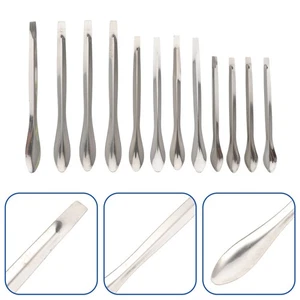 12 piezas cucharas medidoras de acero inoxidable para experimentación de laboratorio educativo - Imagen 1 de 12