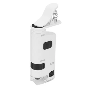 80 - 120X LED Mikroskop do telefonu komórkowego Mini Smart Phone Obiektyw Lupa Regulowana UB - Zdjęcie 1 z 7