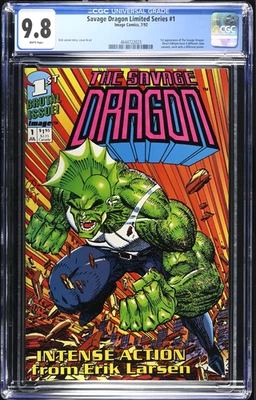 THE SAVAGE DRAGON #1 1992 Image Comics 1st App Savage Dragon CGC 9.8 4644722023 - Image 1 of 4