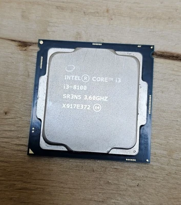 INTEL CORE I3 8100 6M Cache, 3.6 GHz PROCESSOR CPU LGA1151 - image 1 of 2