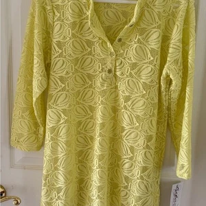 Top donna Lulu-B piccolo giallo in pizzo nuovo con etichetta - Foto 1 di 15