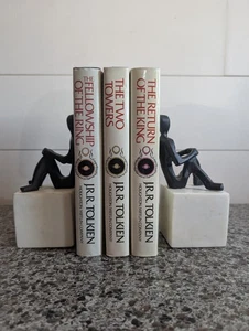 The Lord of the Rings Books Trilogy JRR Tolkien 1982 Revised Edition Hardcover - Picture 1 of 8