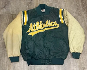 Vintage Majestic Oakland Athletics MLB Authentic Jacket 1990s VERY RARE - Picture 1 of 24