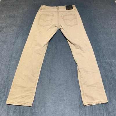 Jeans Levi's 511 Vintage Niños 18 29x29 Beige Denim Algodón Calce Ajustado Pierna Recta Foto 1 de 4