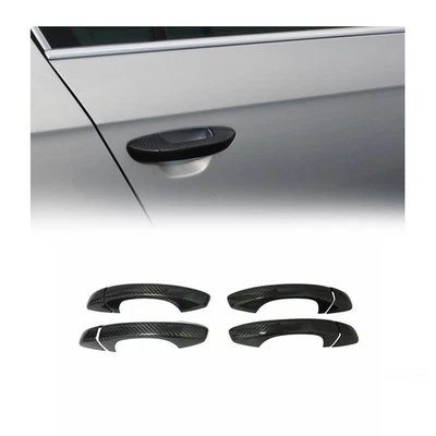 汽车门把手保护套 适用于大众高尔夫 2015 - 2021 碳纤维 — 第 1/4 张图片