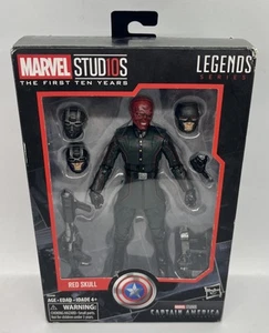 Figura Marvel Studios Legends Primeros 10 Años Capitán América Calavera Roja MCU ¡Nueva! - Imagen 1 de 2