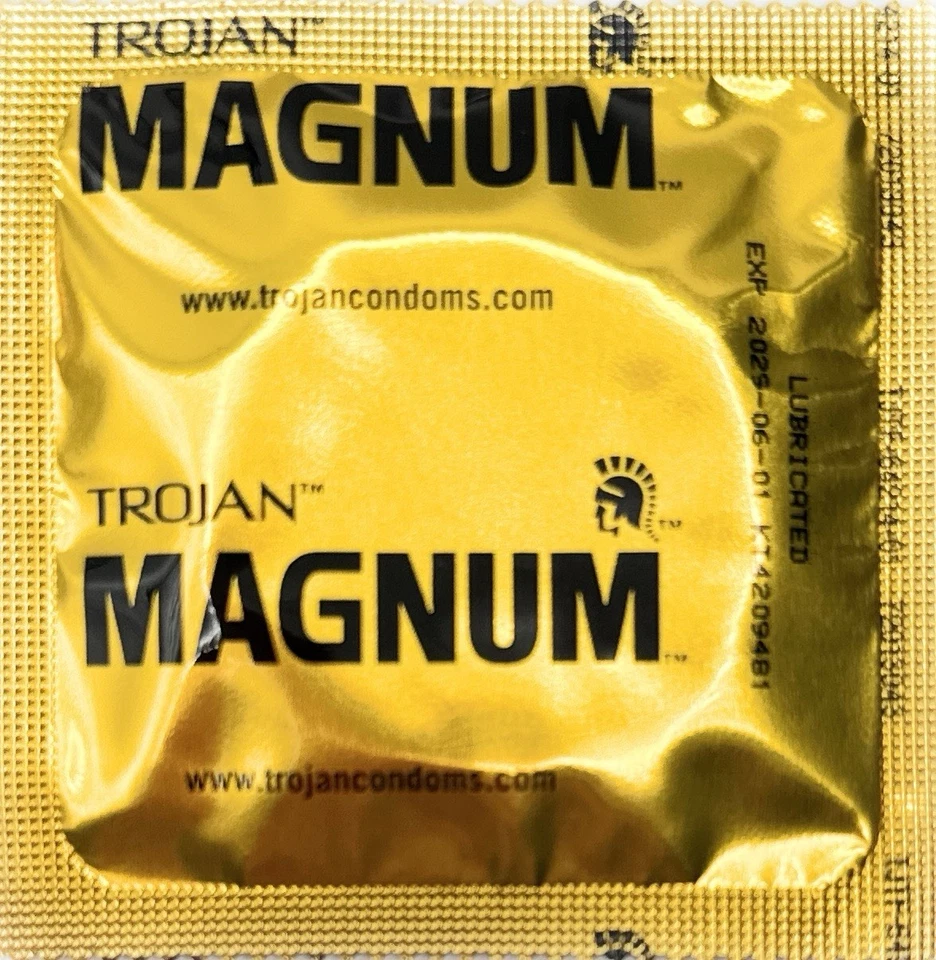 Trojan Magnum Large Lubricated Bulk Count Condoms (Select Qty) - Image 1 of 1