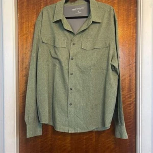 Great Northwest Men's Green Button-Up Shirt XL Long Sleeve Casual Collared - Picture 1 of 8