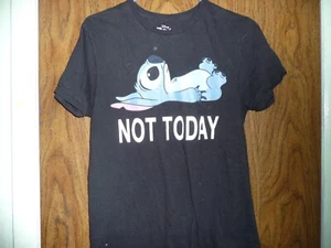 DISNEY STITCH BLACK T SHIRT WOMENS SMALL - Picture 1 of 1