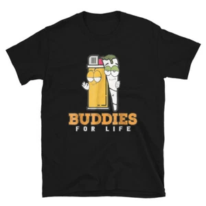 Camiseta Buddies Funny Cannabis Weed Marijuana Lovers 420 Stoner Hippie Regalo - Imagen 1 de 6