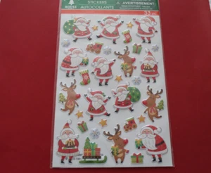 Casa de Navidad "Pegatinas de Navidad" Pegatinas Hinchadas 33 Piezas - Imagen 1 de 1