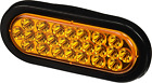 SL65AO 6 pouces ovale DEL encastré lumière stroboscopique, ambre