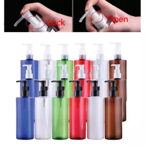 500 ml 16 oz bottiglia pompa lozione di plastica vuota per olio detergente shampoo gel sapone - Foto 1 di 10