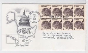 TurtlesTradingPost- Franklin D Roosevelt #1284a Booklet- 1967 FDC- Artmaster - Picture 1 of 1