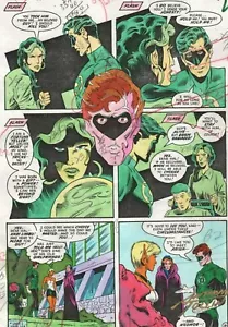 GREEN LINTERN CORPS #207 ARTE DE PRODUCCIÓN DE COLOR FIRMADO ANTHONY TOLLIN pg 16 Certificado de autenticidad - Imagen 1 de 2