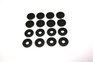 Carmats BLACK Fixation Clips for Renault Nissan Floor Mat Fasteners Holder 8 pcs - Picture 1 of 11