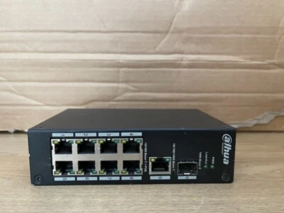 Dahua DH-PFS3110-8P-96 with No Power Supply Dahua 8-Port PoE Switch with No PSU - Image 1 of 4