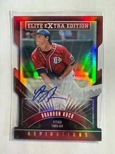 K233,047 - 2015 Elite Extra Auto Aspirations Die Cut #119 Brandon Koch #/100 - Picture 1 of 1