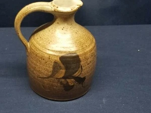 Vintage Salt Glazed  Pottery Pitcher  - Picture 1 of 5