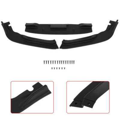 Envío rápido para Honda CR-Z 2011 2012 parachoques delantero labio negro mate x1 Foto 1 de 4