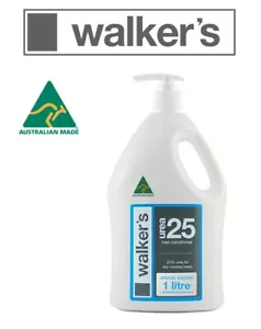 Walkers Urea 25 Ultra Foot Cream - 1 LITRE BOTTLE 25 % Urea Cream - Picture 1 of 1
