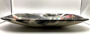 Piatto piatto ciotola 13" vintage firmato Marc Bellaire MCM Martedì Grasso Arlecchino Giullare - Foto 1 di 4