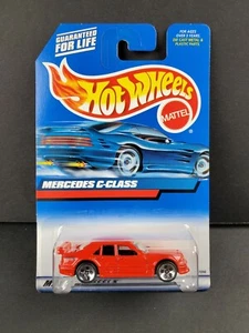 2000 Hot Wheels Mercedes C-Class Red 5 Dot #131 Mainline Diecast Car - NEW - Picture 1 of 9