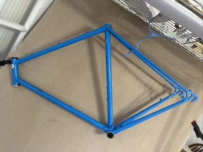 Nuevo cuadro de bicicleta de carretera Berlin Brewing de acero azul solo 58 cm 135 mm horquilla trasera de 1" Foto 1 de 4