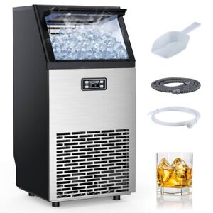 Ice Maker Commercial 100 lbs/24H Auto Water Inlet System V2.0 ,45 Cubes/Cycle