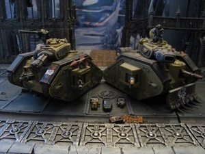 WH40K Astra Militarum Leman Russ Panzer x2 Punisher + Executioner painted custom - Bild 1 von 14