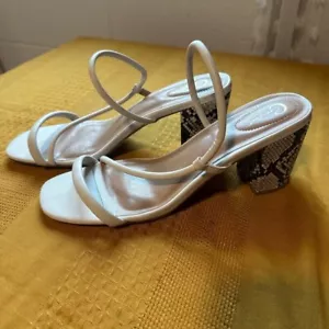 Women's Circus NY White Sandals Size 11 - Picture 1 of 4