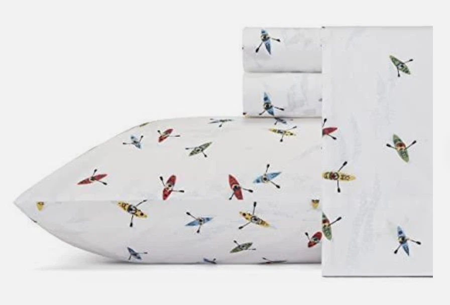 Eddie Bauer Home | Percale Collection Sheet Set 100 Cotton Crisp & Light