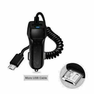 For Android Samsung Cell Phone FAST Rapid Car Charger Type C Micro USB Charging - Picture 1 of 22