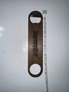 NEW Wood Finished Metal Jagermeister Bartender Bottle Opener Speed Key JAGER - Picture 1 of 4