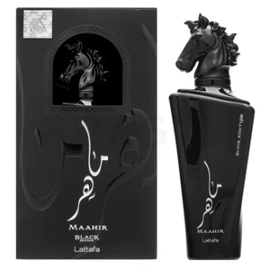 Maahir Black Edition por Lattafa 3.4 oz EDP Unisex NUEVO Caja Sellada - Vendedor de EE. UU. - Imagen 1 de 2