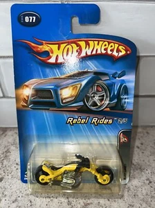 2005 Hot Wheels Rebel Rides 2/5 Blast Lane #077 Yellow A - Bild 1 von 5