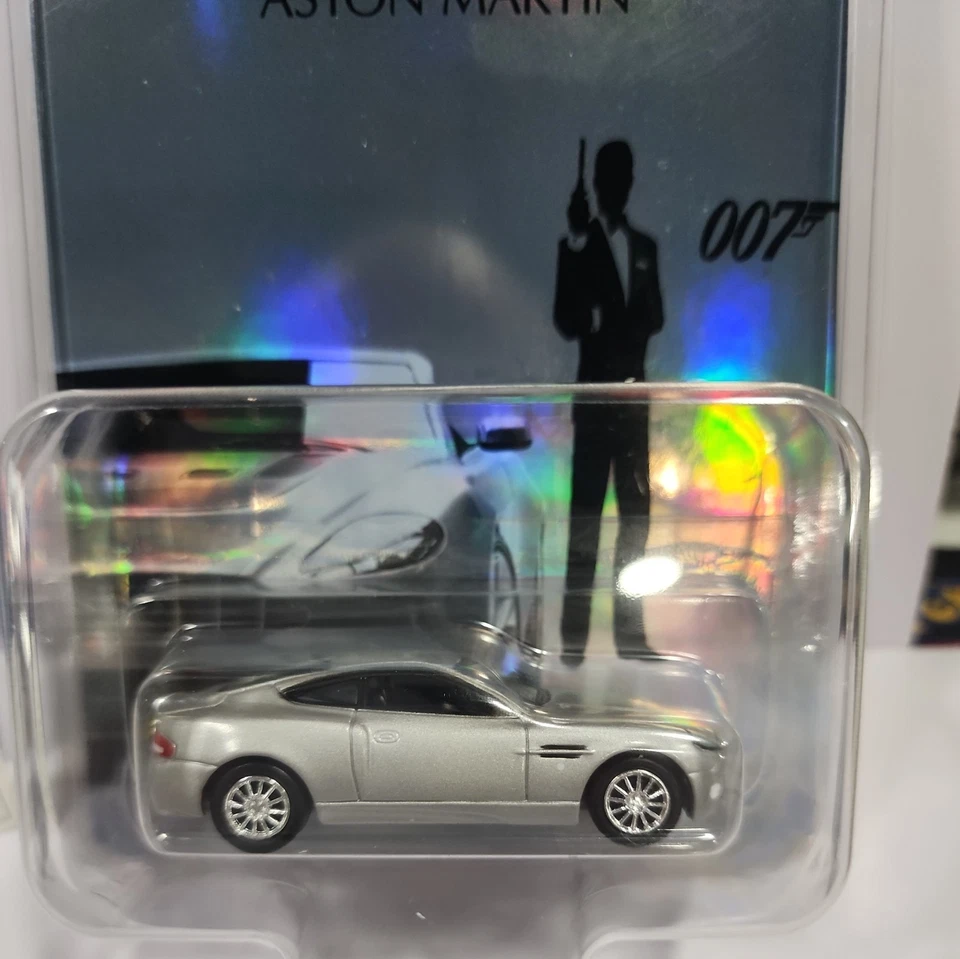 CUSTOM RECARDED Johnny Lightning James Bond 007 #5 Aston Martin V12 - Image 1 of 4