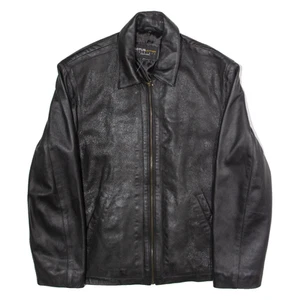Chaqueta de cuero negro para hombre LOTUS LEATHER L - Imagen 1 de 6