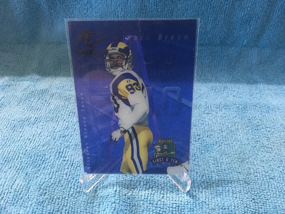 1997 Playoff First & Ten - Isaac Bruce #K137 Kick Off - Image 1 of 1