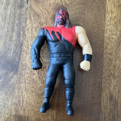 Bend Ems Kane Gear! Фигурка JJust Toys JusToys Bendem WWE WWF перевернутая черная - Изображение 1 из 2