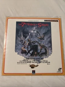 RARE THE 7TH VOYAGE OF SINBAD Laserdisc LD 1958 Nathan H. Juran Kerwin Matthews - Picture 1 of 2
