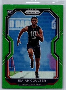 2020 Panini Prizm Green Prizm #395 Isaiah Coulter Miami Dolphins - Picture 1 of 2