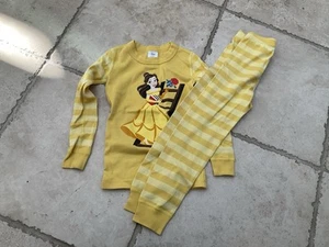 HANNA ANDERSSON Disney Beauty & Beast Belle Organic Long pajamas, Size 110 (5) - Picture 1 of 9